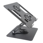 Laptop Stand Stepless Adjustable Cooling Fan Design Hollowed Rotatable Laptop Ho