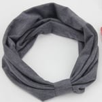 Hair Band Headband Head Wrap Dark Gray