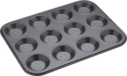 MasterClass KCMCCB29 Crusty Bake Perforated Mince Pie Baking Tray with PFOA Non