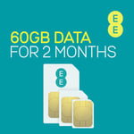 EE 60GB Pay As You Go Data Only Sim Card