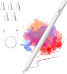 Stylo pour Apple iPad (2018-2023), stylet tactile pour tablette iPad Pencil avec sensibilité à l'inclinaison et rejet de la paume, stylet pour iPad 10/9/8/7/6, Pro 11""/12.9"", Air 5/4/3