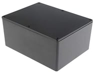 RS PRO Boîtier en aluminium noir - Dimensions extérieures 165,8 x 127,3 x 76,3 mm - IP66