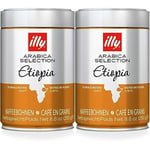 illy Coffee Beans, Arabica Coffee Beans Selection, Ethiopia, 250 g (Pack of 2)
