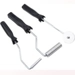 3pcs Rouleau Débulleur, Bulle Paddle Outil, Fibre de Verre d'Alliage d'Aluminium, kit pour Moule, Résine, Composite - Sollbry