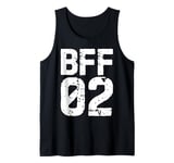 Vintage BFF 02 Best Friends Matching Bestie Friendship Day Tank Top