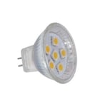 LED-pære spot - MR 11, G4, 3 watt