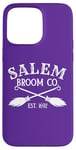 Coque pour iPhone 15 Pro Max Salem Broom Company Costume de sorcière d'Halloween pour femme