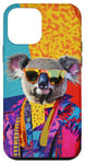 Coque pour iPhone 12 mini Koala Fashion, joli pop art coloré