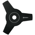 Bosch Lame métallique à trois dents découpée au laser (diamètre ; 23 cm, alésage ; 25,4 mm, épaisseur ; 2 mm, dans un emballage en carton)