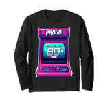 Child of The 1980's Arcade Machine Retro Gamer Long Sleeve T-Shirt