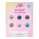 Si Si La Paillette - Coffret Bestsellers 6 Mélanges De Paillettes, Pinceau & Baume Applicateur 6 X 5ml