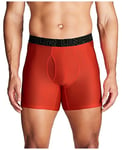 Under Armour Men's Tech 6-inch Boxerjock 1-Pack, Red Solstice Solid, Medium, Red Solstice Solid, M