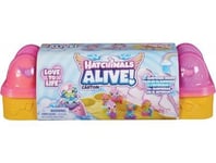 Coffret Hatchimals Alive - Boite oeufs 11 surprises : 5 figuries et 6 accessoire