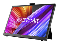 Asus Proart Pa169cdv - Led-Skjerm - 15.6" - Portabel - Berøringsskjerm - 3840 X 2160 4K Uhd (2160P) @ 60 Hz - Ips - 500 Cd/M² - 1200:1 - Displayhdr 400 - 10 Ms - Hdmi, Usb-C - Høyttalere