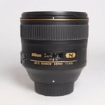 Nikon Used AF-S Nikkor 85mm f/1.4G Telephoto Prime Lens