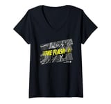 Womens The Flash Movie Saving Future And Past V-Neck T-Shirt