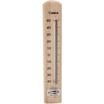 Greengers - Thermomètres, Thermomètre Extérieur Bois - Compatible Extérieur Intérieur En Bois Naturel - Amplitude -40° À +50°c