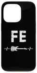 Coque pour iPhone 13 Pro Fe Guitare Battement De Coeur Musique Guitariste