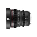 MEIKE 16mm T2.2 Manual Focus Cinema Prime Lens (MFT Mount)