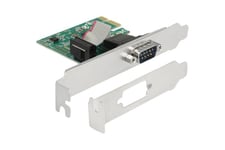 Delock PCI Express Card to 1 x Serial RS-232 - seriell adapter - PCIe 2.0 - RS-232 x 1