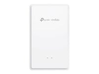 TP-Link Omada EAP615GP-Wall V1 - Borne d'accès sans fil - 4 ports - 1GbE, GPON - Wi-Fi 6 - 2.4 GHz, 5 GHz - géré par le Cloud - montage mural