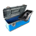 SILVERLINE TOOLBOX 470 X 220 X 210MM IMPACT RESISTANT REMOVABLE TRAY SECURE LOCK