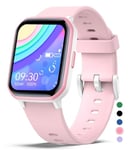 Mgaolo Kids Smart Watch for Boys Girls,Kids Fitness Tracker Smartwatch with Heart Rate Sleep Monitor,Waterproof Pedometer Activity Tracker for Fitbit Android iPhone, Birthday Present (Pink)