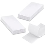 Rouleau Scratch Autocollant Blanc,12 Paires Bande Scratch Agrippantes Adhésives Extra Fort Longueur 10cm,Largeur 5cm Accroche Murale Sans Percer pour Ménage,Bricolage(Q1071)