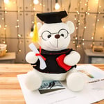 YIBOKANG Dr. Bear Gongpi avec Dr. Teddy Bear Denger Jouets en Peluche Toys Graduation Souvenir Souvenirs (Color : C, Taille : 18cm)