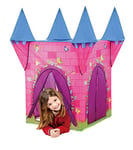 Happy Sun Château des Princesses Tente pour Enfants, Tente de Jeu pour Filles. Dimensions 110 x 110 x 132 cm. Rideau Pliable. Faible encombrement dans la Chambre - Idéal comme Cadeau Fille - Couleur