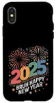 iPhone X/XS Retro Bruh Happy New Year 2025 Happy New Years Eve Party Case