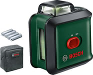 Bosch cross line laser UniversalLevel 360 (vertical + horizontal laser lines incl. 360° for alignment throughout the entire room)