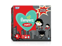 Pampers Pants Special Edition 4, 9-15 Kg, 72 Szt.