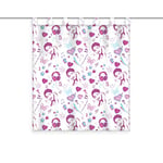 Herding Disney Rideau Violetta, 140x160 cm INCL. 10 cm Boucle, Transparent, Polyester, Multicolore, Taille Unique