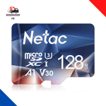 Netac Carte Micro SD 128Go, Carte Mémoire pour Téléphone, Caméscope, Switch