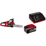 Einhell Tronçonneuse sans fil FORTEXXA 18/30 Power X-Change (lithium-ion, 18V, moteur sans charbon, guide-chaîne 30 cm, régime maximal de 4 300 tr/min) avec chargeur et batterie 5,2Ah