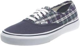 Vans Authentic, Baskets mode mixte adulte - Bleu ((Uni Plaid) Navy), 39 EU (70)