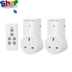 Remote  Control  Plug  Socket ,  13A / 3120W  Wireless  Light  Switch  30M / 100