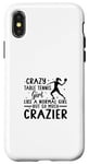 Coque pour iPhone X/XS Joueur de ping-pong Crazy Table Tennis Fille