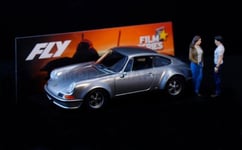 Fly Car Models E2065 Porsche 911S - Film Series 'Top Gun' - With 2 3D Figures