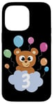 iPhone 14 Pro Max 3rd birthday bear child 3 birthday child Case