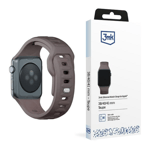 3mk Apple Watch (38/40/41mm) Armband Silikon - Brun