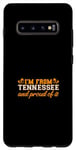 Coque pour Galaxy S10+ I'm From Tennessee And Proud Of It – Orange TN Tennessee