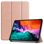 iPad Pro 12.9 5th Gen (2021) Fodral Tri-fold Rosa