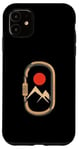 Coque pour iPhone 11 Mousqueton de montagne minimaliste