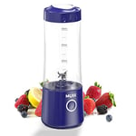 Mulli Portable Blender,Usb Personal Mixer for Smoothie and Shakes, Mini Blender with Six Blades for Baby Food,Travel,Gym and More