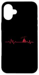 iPhone 16 Plus My Heart beats for Sailing Heart Line Case