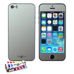 Sticker Autocollant Iphone 5 5s Se Design Mat 3d Gris Full Body