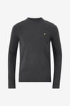 Lyle & Scott - Tröja Lambswool Blend Crew Neck Jumper - Grå