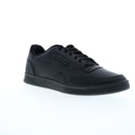 Reebok Court Advance Mens Black Leather Lifestyle Trainers Shoes